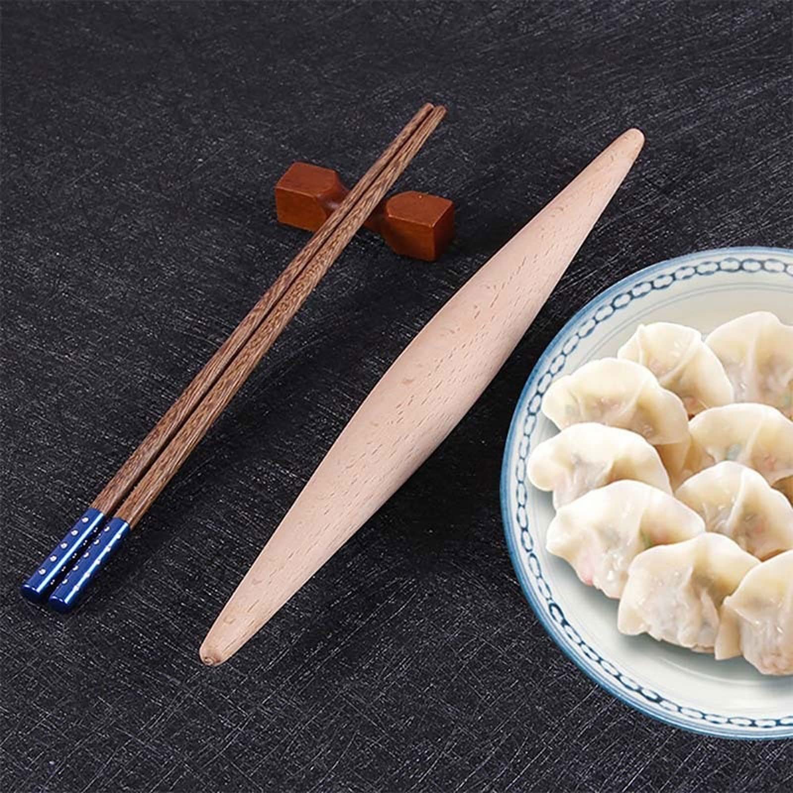 Rodillo de Madera para Fondant, Rodillo para Masa para Pasteles, Herramienta de Cocina Antiadherente, Utensilios para enrollar la Piel de Bola de Masa