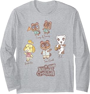 New Horizons Nintendo Game Group Names Long Sleeve T-Shirt