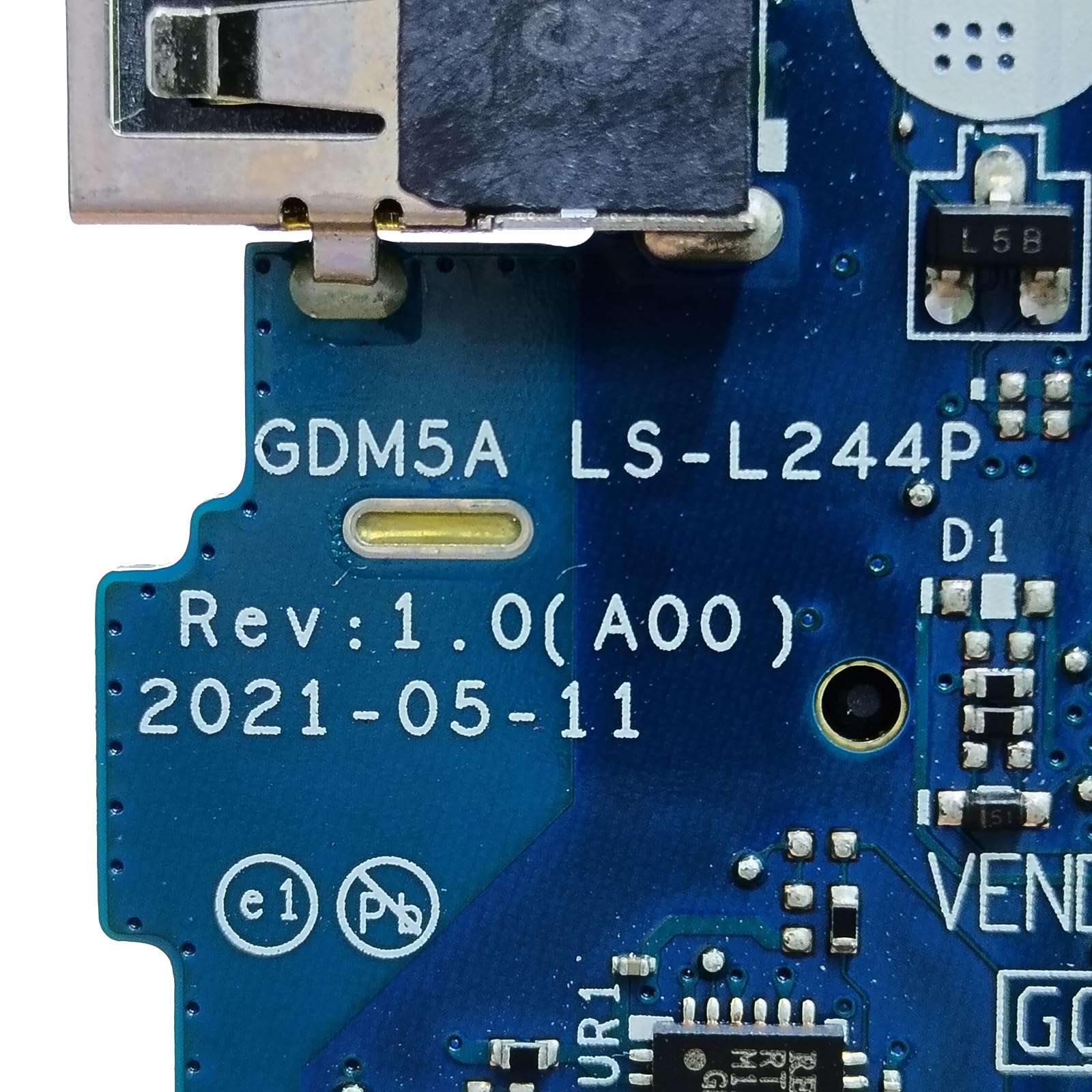 Ricambio per scheda audio USB Dell Latitude 7320 GDM5A LS-244P 0DTGHP DTGHP