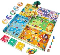 TOI Super Safety Kids Game - Preschool Learning for 5 Life Scenes, Educational Board Game for Toddlers, Boys and Girls, 2-4 Players