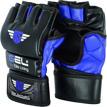 MMA Gloves, UFC Kickboxing Gloves, MMA Sparring Gloves, MMA Training Equipment, Fighting Gloves for Mixed Martial-Arts, MMA Training Gloves Adults Men & Women by BeSmart