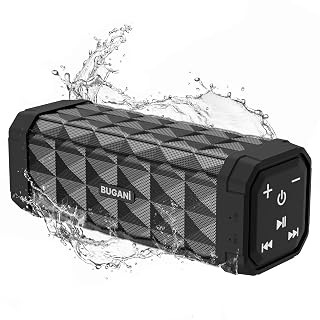 BUGANI Enceinte Bluetooth Portable 5.4 Bluetooth Speaker 30H Autonomie - Les Beatles, Paul McCartney, John Lennon, RIngo Starr, George Harrison