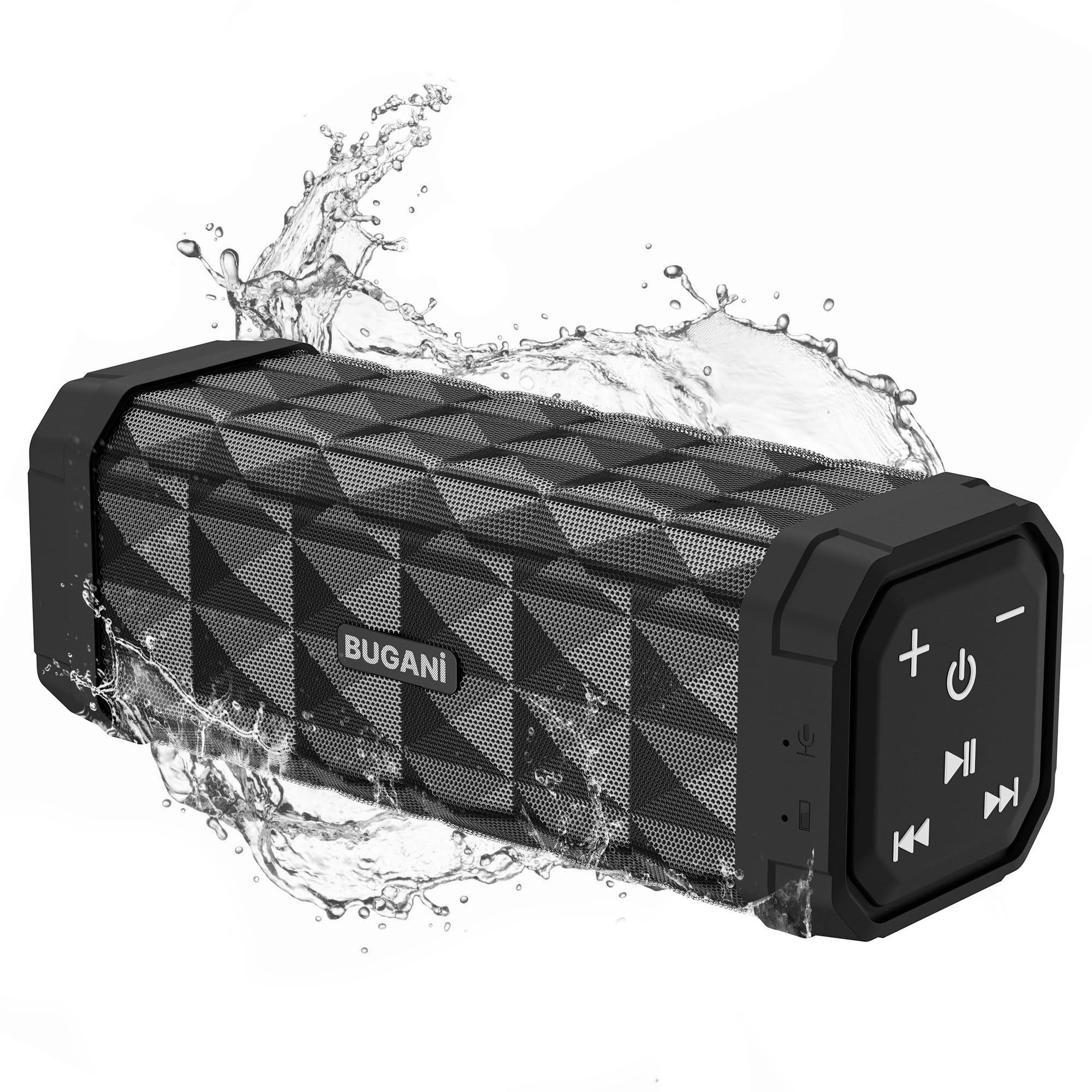 BUGANI Enceinte Bluetooth Portable 5.4 Bluetooth Speaker 30H Autonomie - Les Beatles, Paul McCartney, John Lennon, RIngo Starr, George Harrison BUGANI Enceinte Bluetooth Portable 5.4 Bluetooth Speaker 30H Autonomie