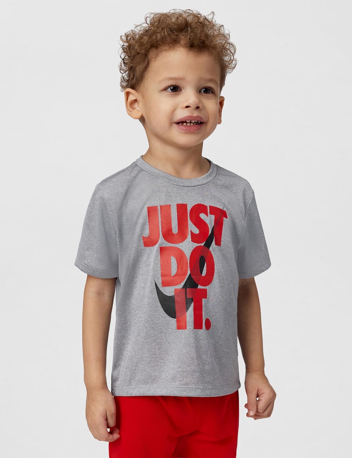 Nike Boys' Dri-FIT Just Do It T-Shirt and Mesh Shorts 2-Piece Outfit Set - Image 4