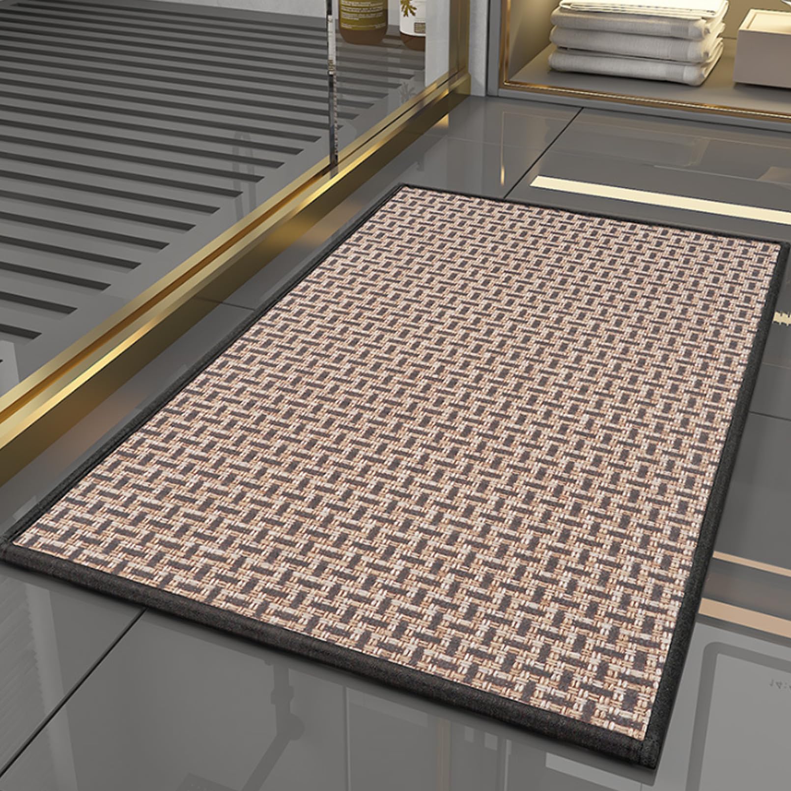 Tapis de sol de salle de bain pour une maison moderne de la cuisine à la chambre à coucher