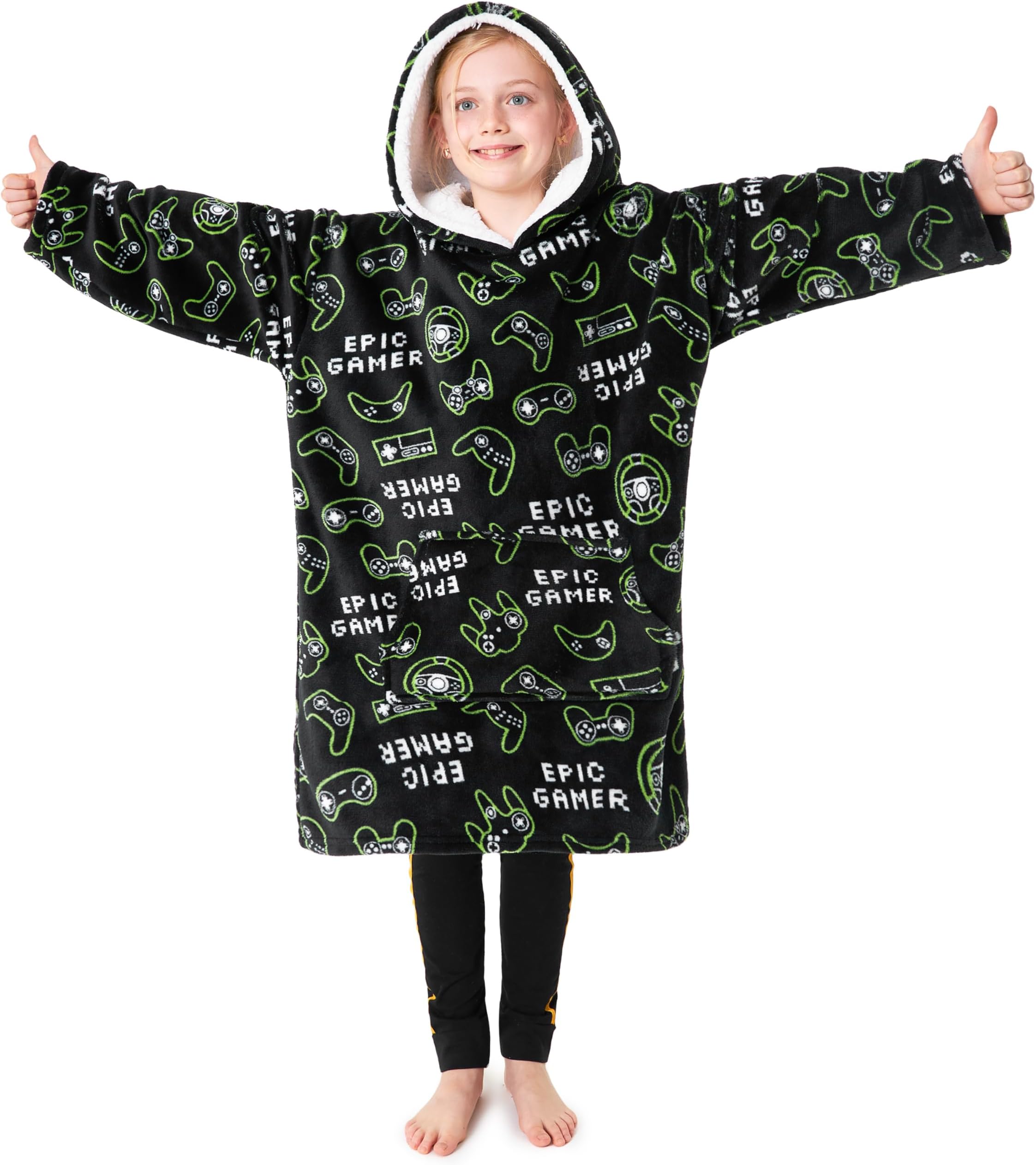 CityComfort Boy's Hoodie Blanket Hooded Sweatshirt