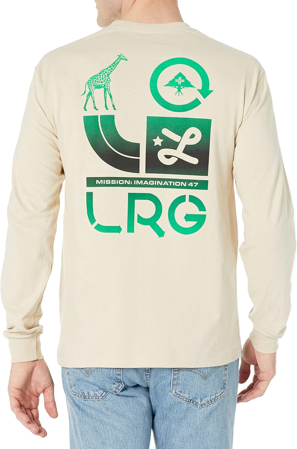 LRG Men's Long Sleeve Graphic Logo T-Shirt
