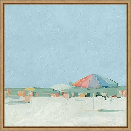 Miniatura 7 de Amanti Art Lienzo enmarcado para pared, 16 x 16 pulgadas, paleta de verano II por Emma Scarvey, lienzo enmarcado para pared, obras de arte Sylvie