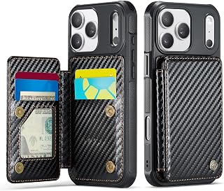 Vinich for iPhone 17 Pro Max & 18 Pro Max Wallet Case with Card Holder