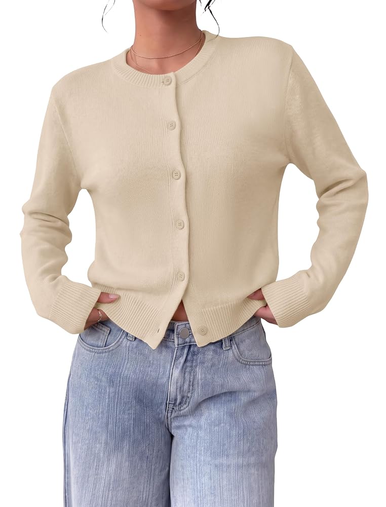 FIRESWAN Cropped Cardigan Sweaters