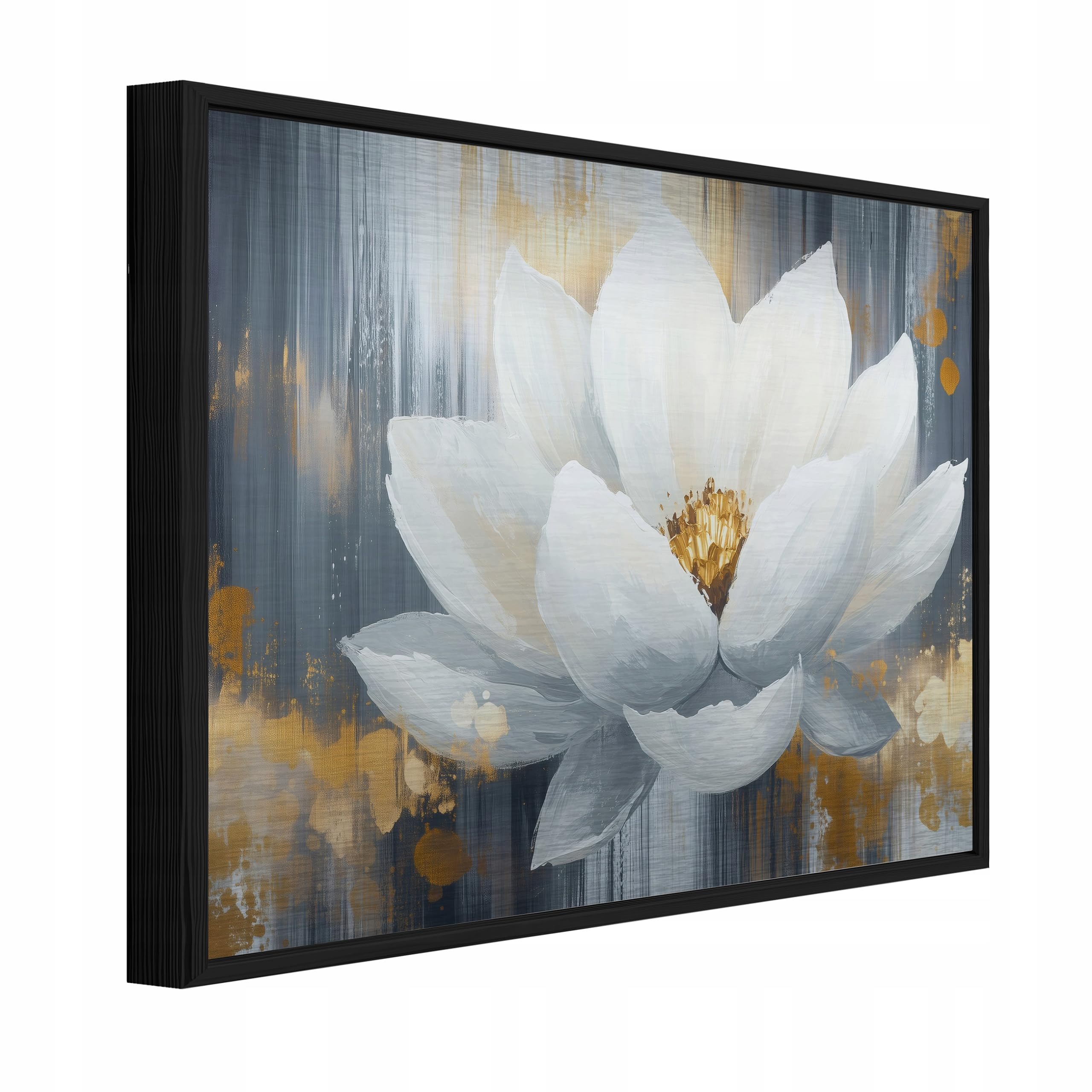 WallArena Metallbilder, Blumen, 150x100cm | Bilder auf gebürstetem Metalln mit Rahmen - Wandbild XXL groß Wandbilder für Wohnzimmer Schlafzimmer Wohnzimmerbilder Modern