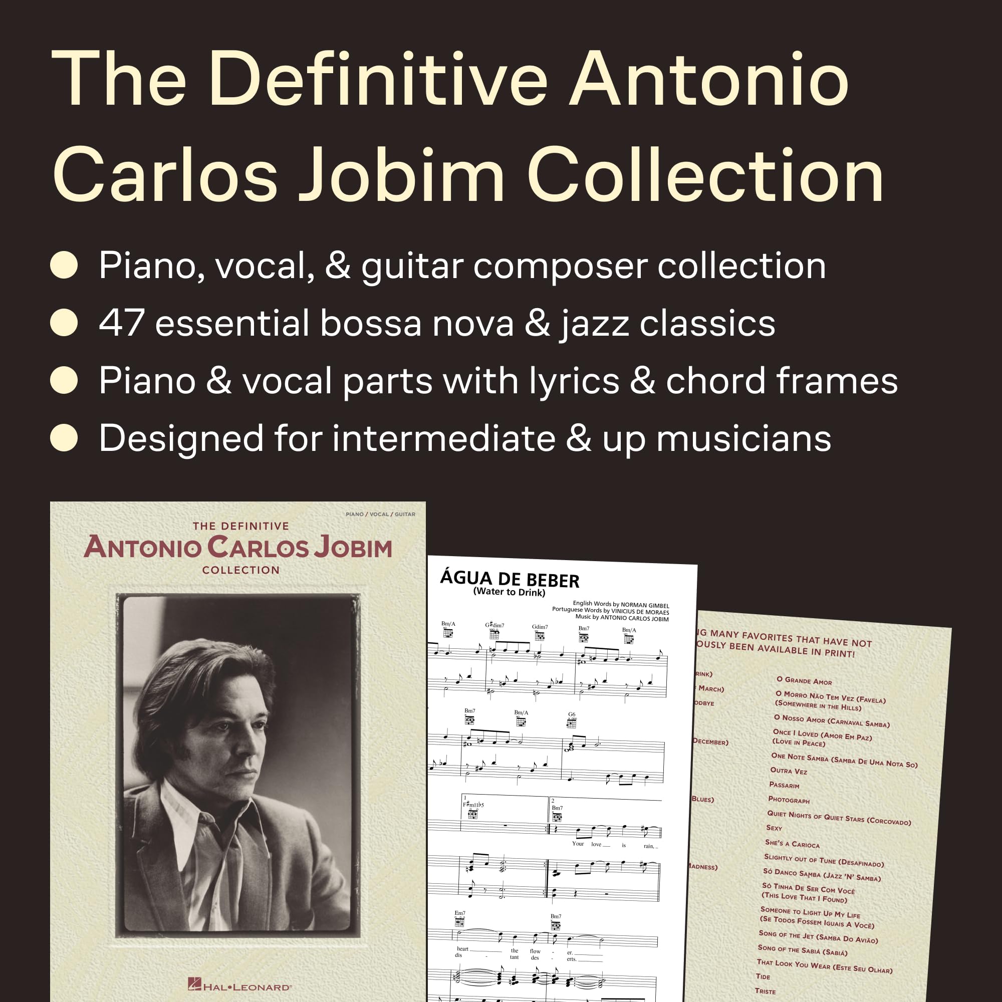 Antonio carlos jobim : the definitive antonio carlos jobim collection - piano, voix & guitare: Piano/ Vocal/ Guitar