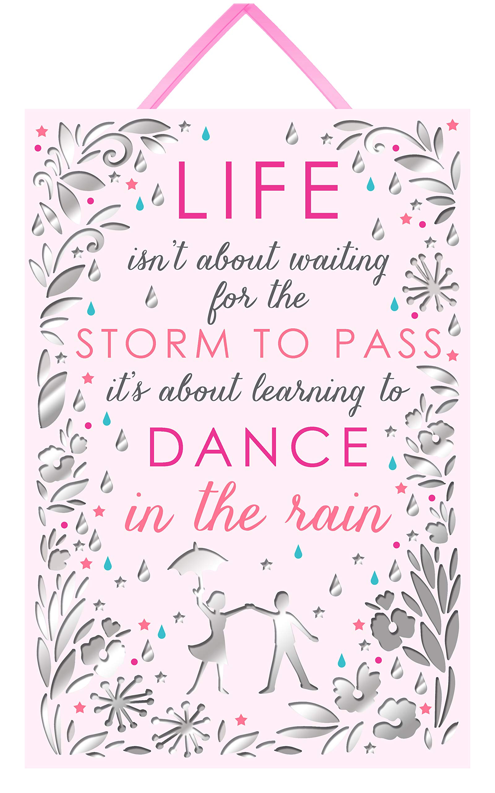More Than Words Dance In The Rain Hanging Plaque With Ribbon Gift