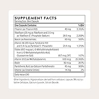 Vista 2 de THORNE - B-Complex #12 - Complejo de vitamina B con B12 activa y folato - 60 cápsulas