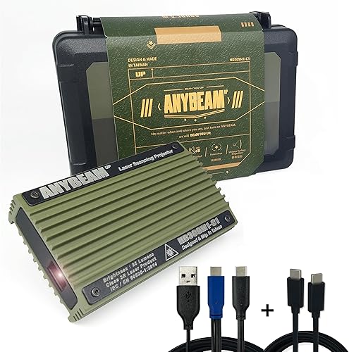 UP" Mini proyector de campamento de escaneo láser para iPhone 15, 16Android, sin enfoque, 720p, tamaño de proyección de 100 pulgadas, 34 ANSI,