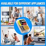 Voltage Protector, Surge Protector for Home Appliance, 110V 15A 2200 Watts, Electronic Surge Protectors with Indicator Light and Adjustable Switch (1 Pack)