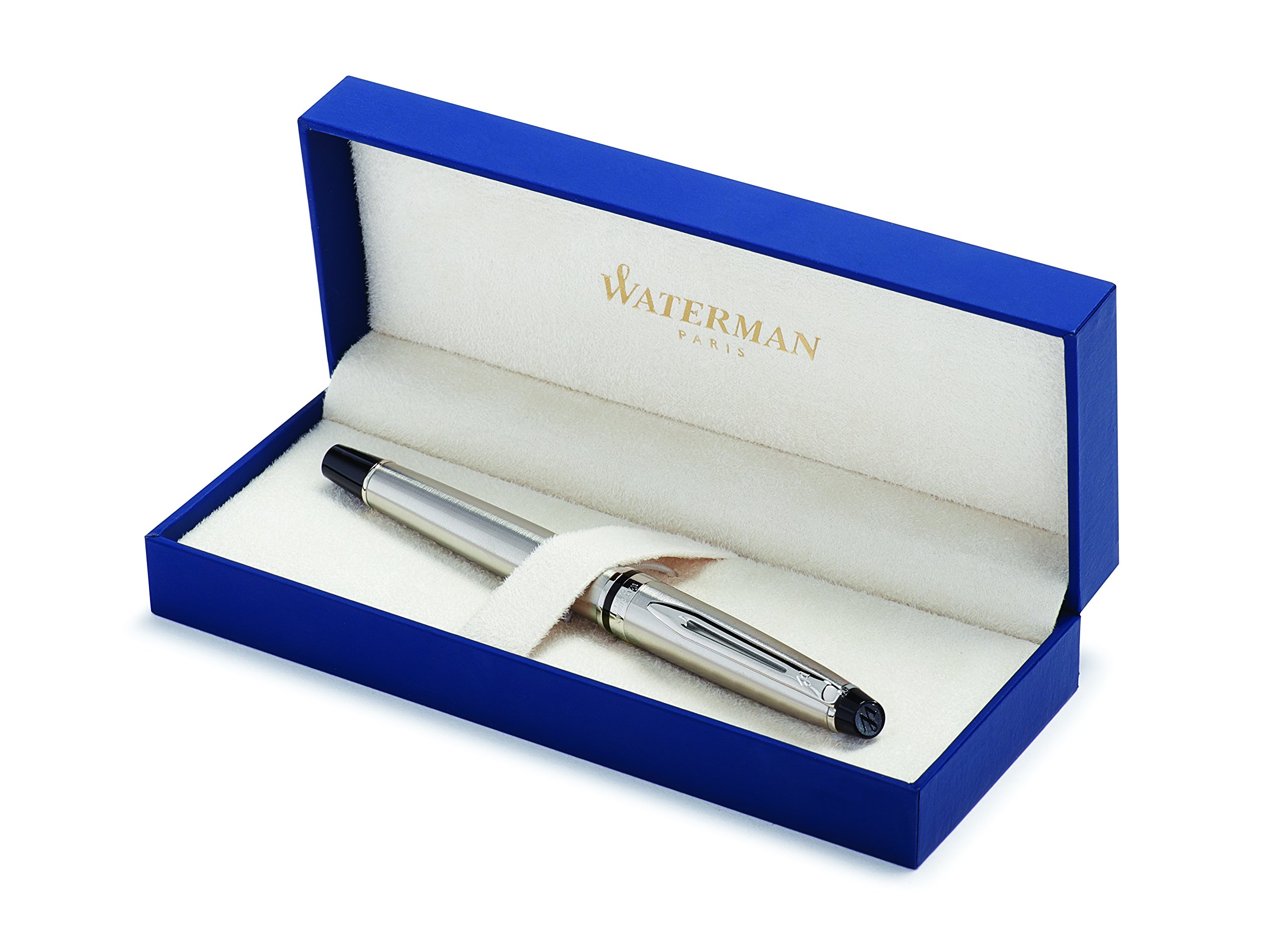 Amazon | Watermanエキスパートデラックスブルー、ローラーボールペン