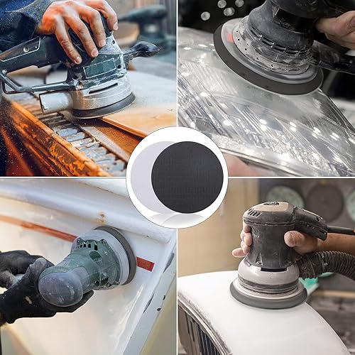 Miniatura 7 de 3 paquetes de almohadillas de interfaz, almohadilla de respaldo de esponja de densidad suave de 5 pulgadas con gancho y bucle, almohadillas de