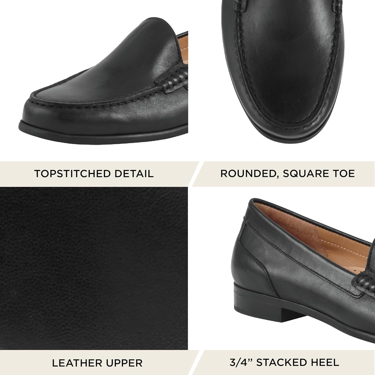 ARRAY Women's Katie Classic Slip-On Leather Loafer