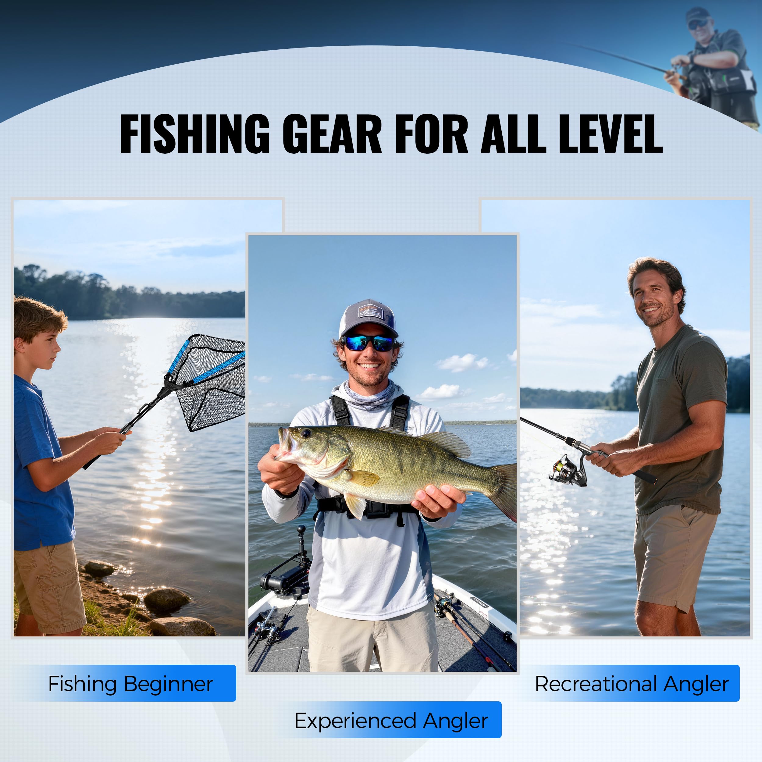 entry level fishing rod and reel PLUSINNO Combo Pole Gear Kit Telescopic Beginner accurate Spring is creeping up Daiwa North Coast SS Downrigger Trolling Rods (Model):10'6