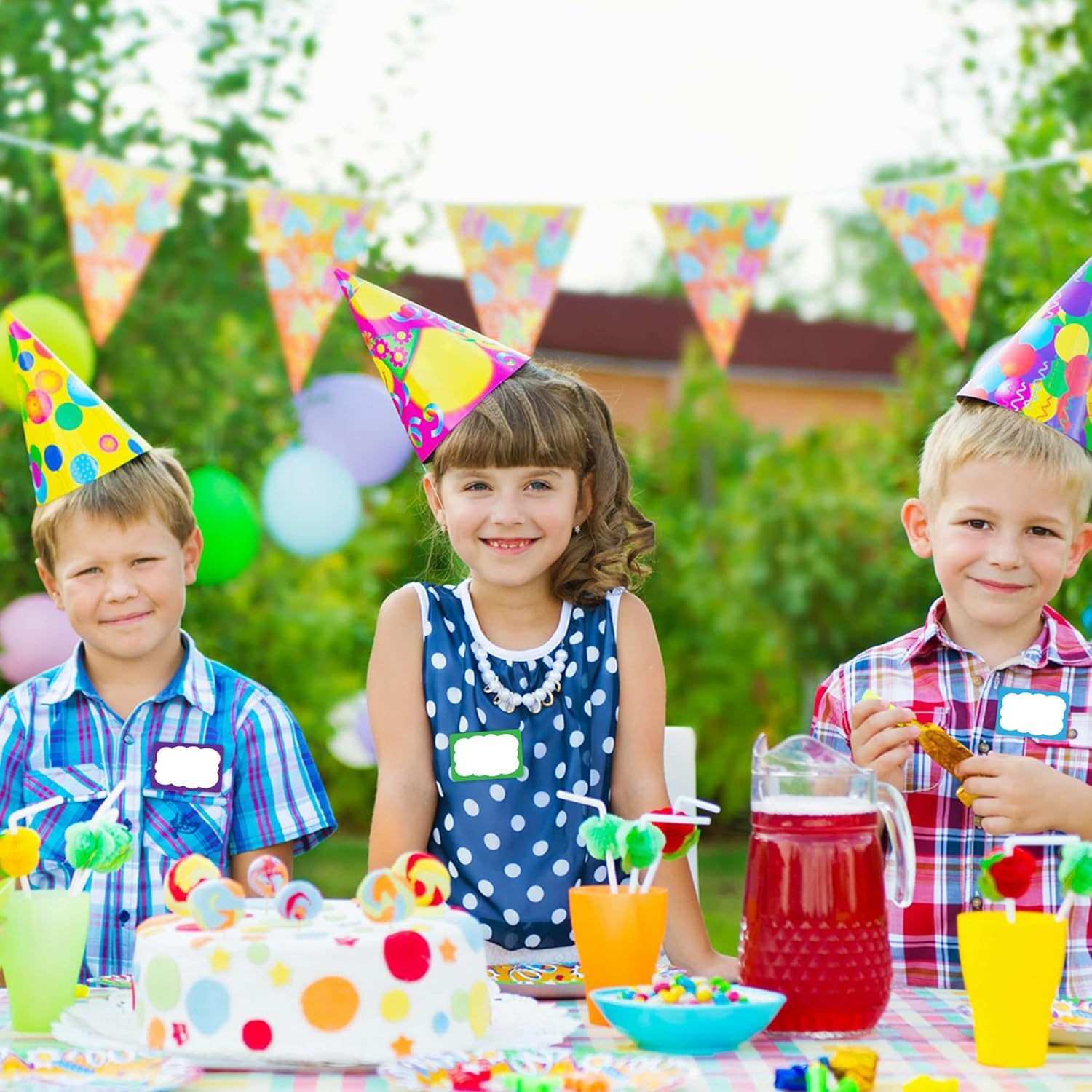 180 PCS Colorful Name Tags Stickers, 6 Colors Name Tag Stickers Name Labels for School Classroom Teacher Student Office Meeting Clothes Desk Cubby Locker Themed Party, 2x3 inch - Image 4