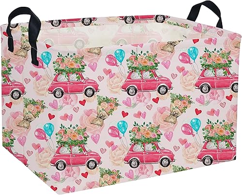 Miniatura 28 de Cesta para niños, cestas de animales, bonitos contenedores de almacenamiento rectangulares de juguetes, organizador de libros, decoración de