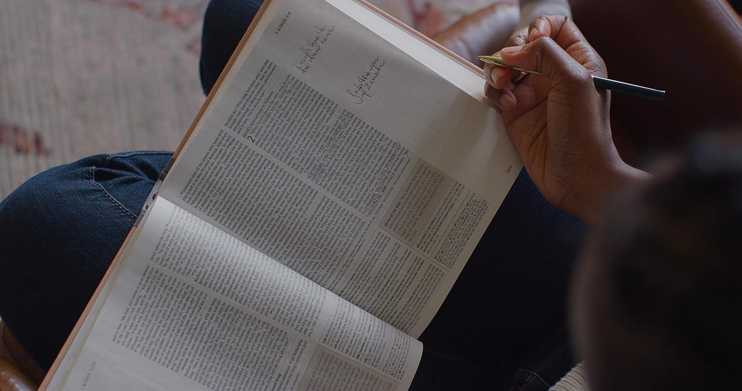 ESV Journaling Study Bible (Cloth over Board, Blush/Ochre, Floral Design): Holy Bible, English Standard Version      Hardcover – May 11, 2023