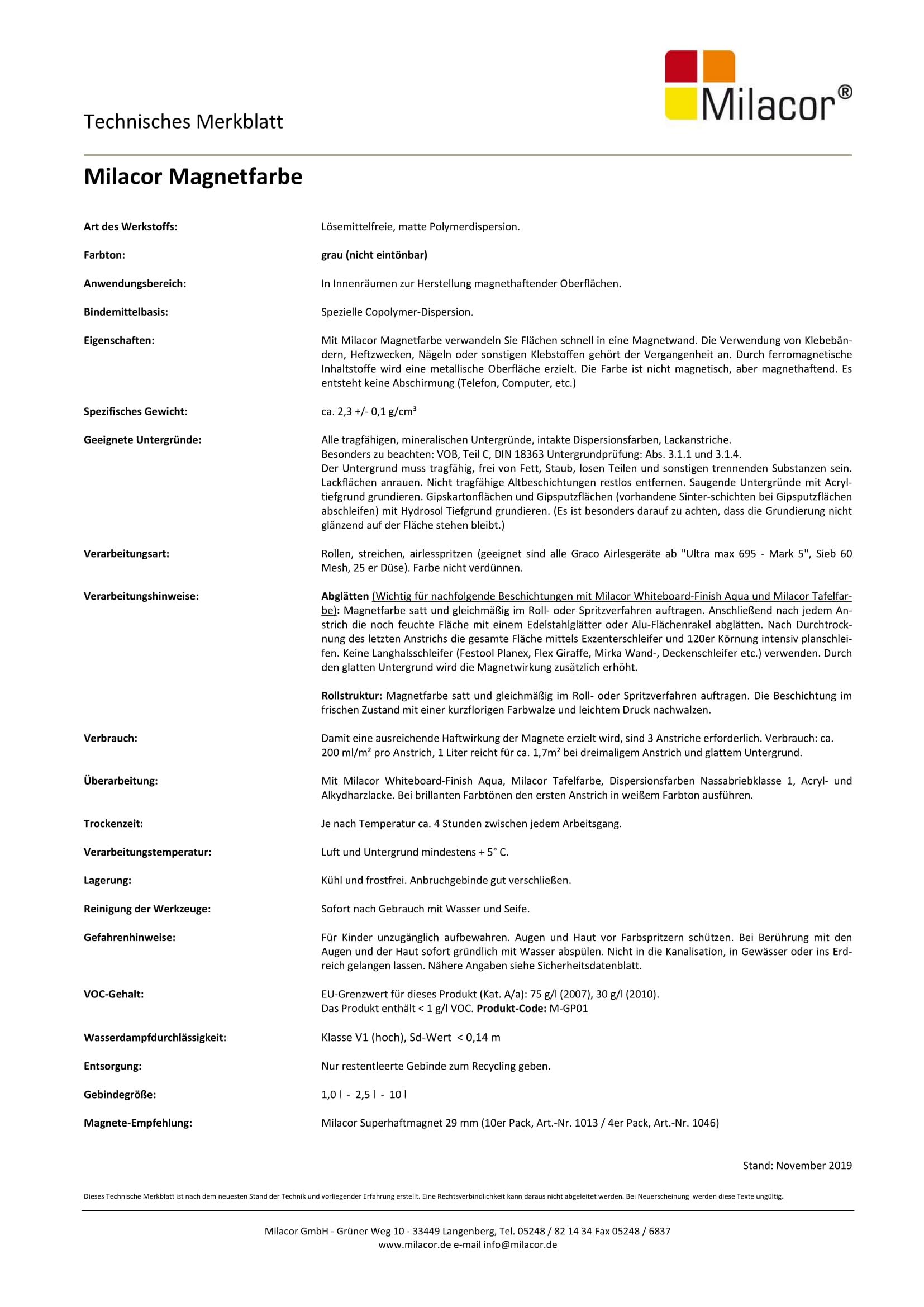 Farba magnetyczna 1 litr
