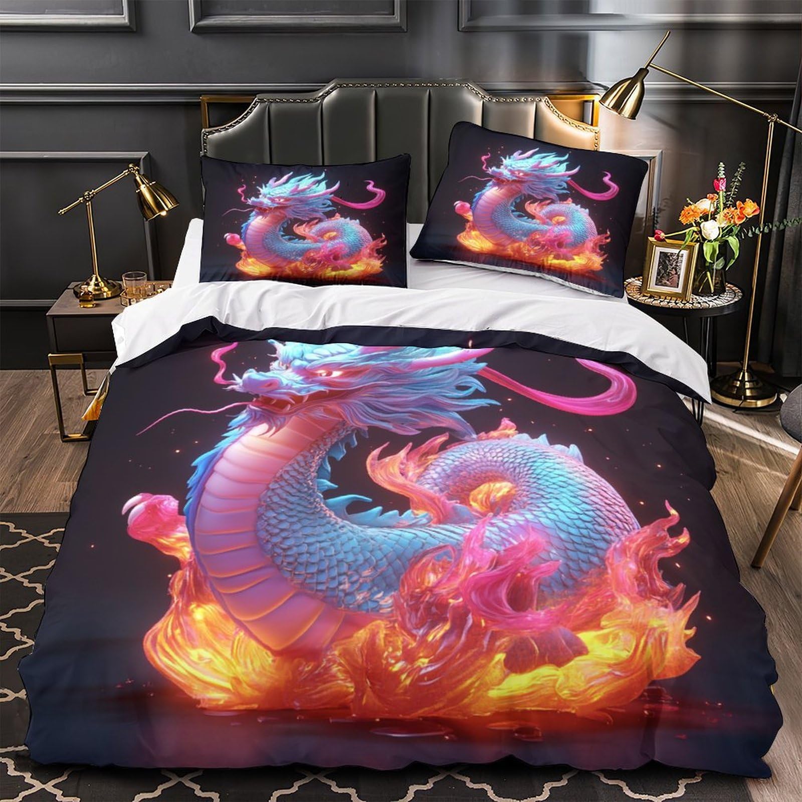 Housse de couette fantastique facile à laver pour grand lit d'adolescent