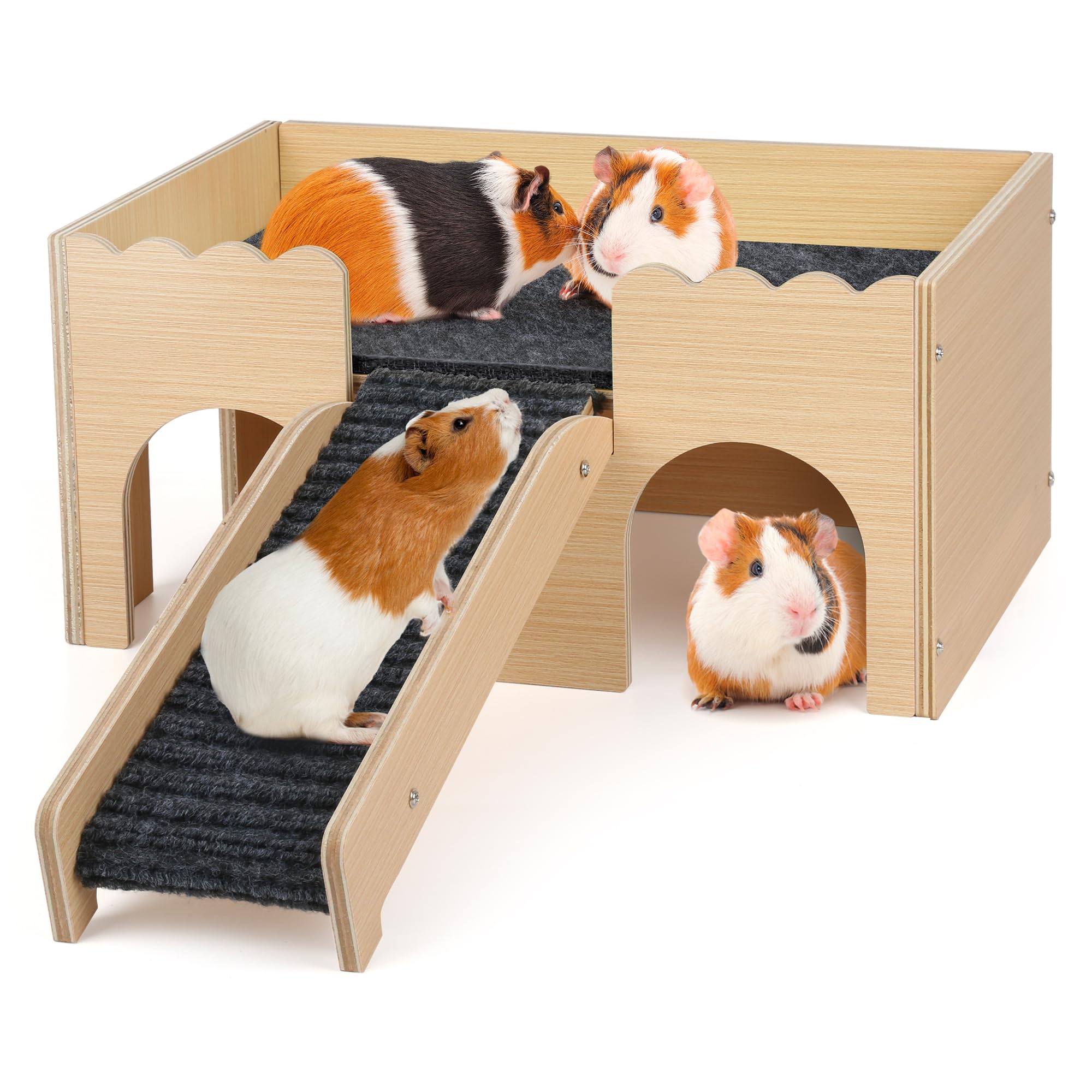 Guinea Pig Castle, Large Wooden Guinea Pig Hideout
