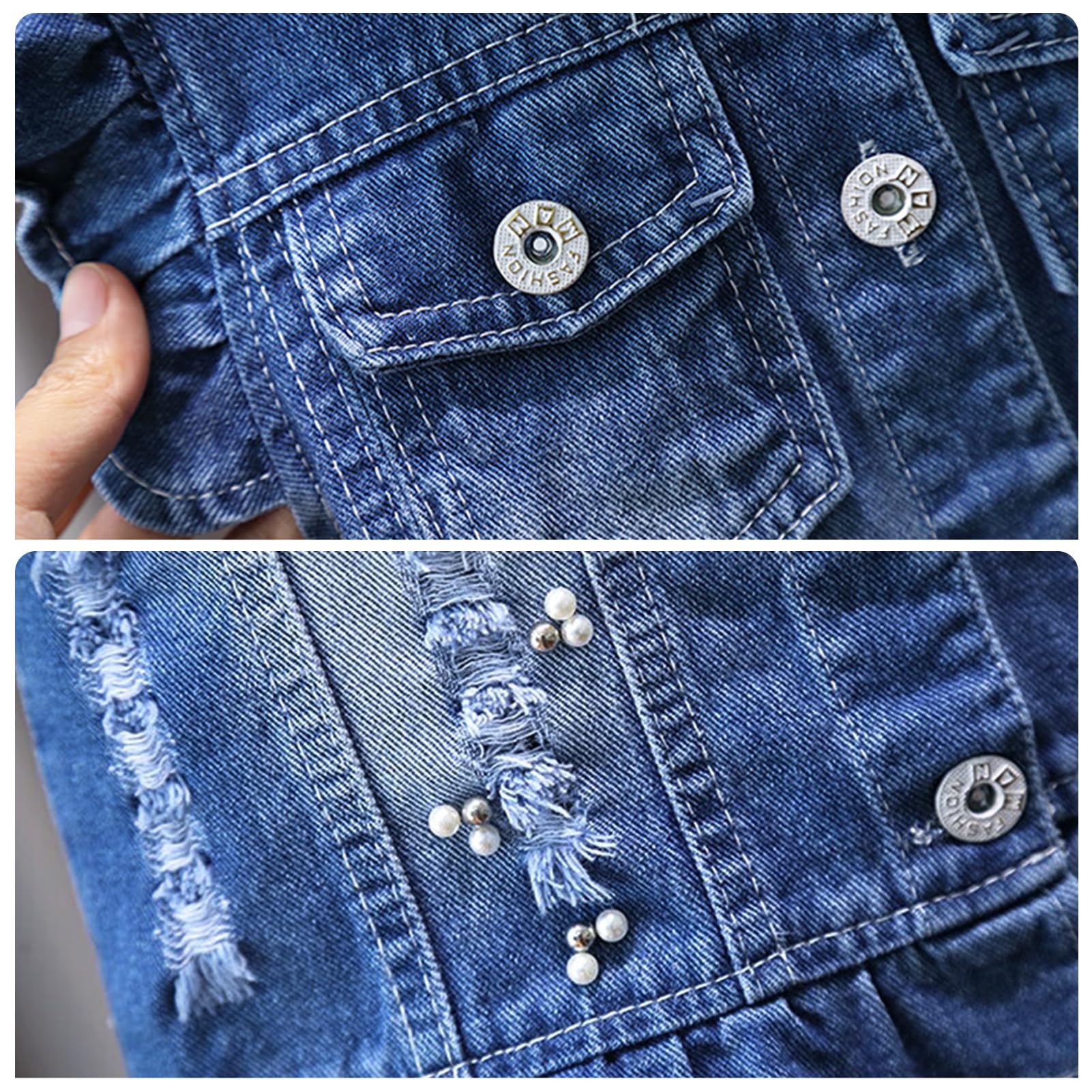 Chaleco para niña, chaleco vaquero para niños, chaqueta vaquera con estampado de fresa, chaqueta vaquera con corona, chaqueta para exteriores, abrigo sin mangas, abrigo para primavera y otoño