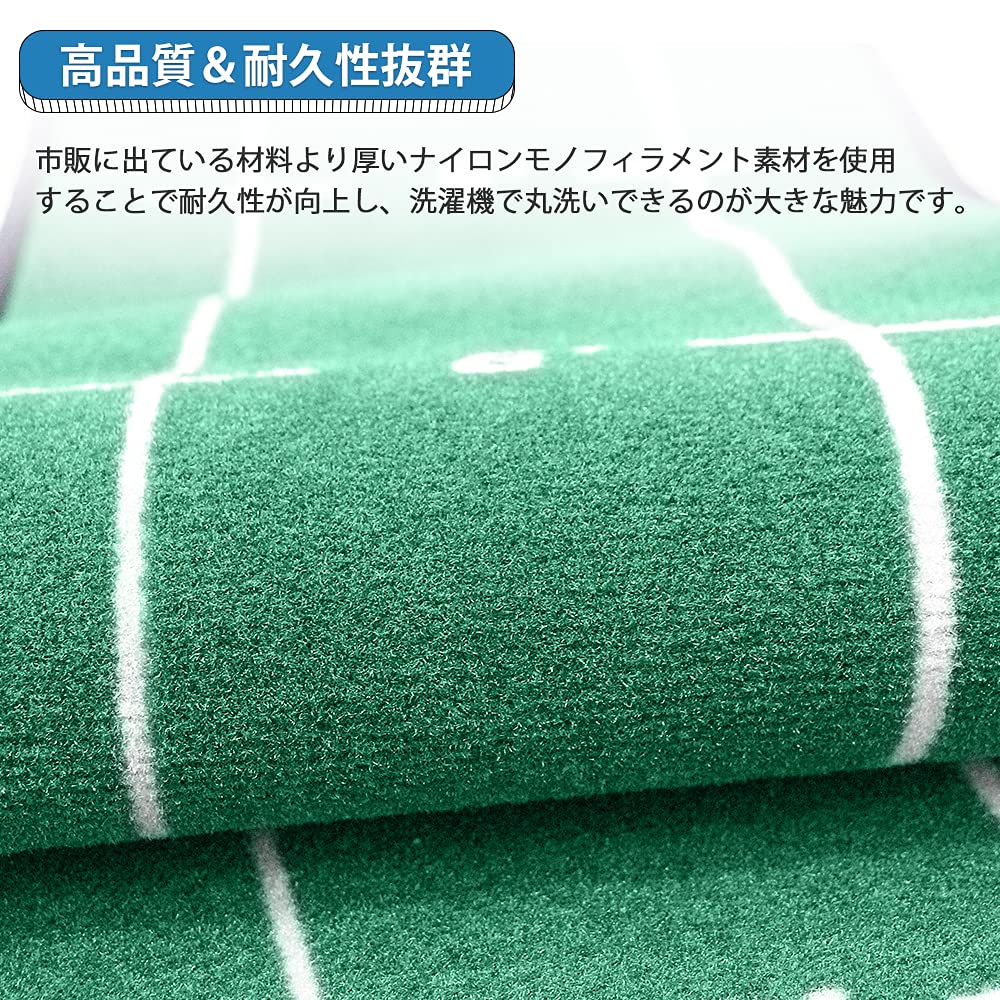| X XBEN ゴルフパター マット、室内ゴルフパター練習マット