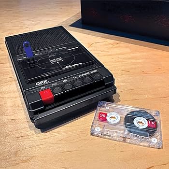 Amazon.com: QFX RETRO-39 Portable Shoebox Cassette Tape