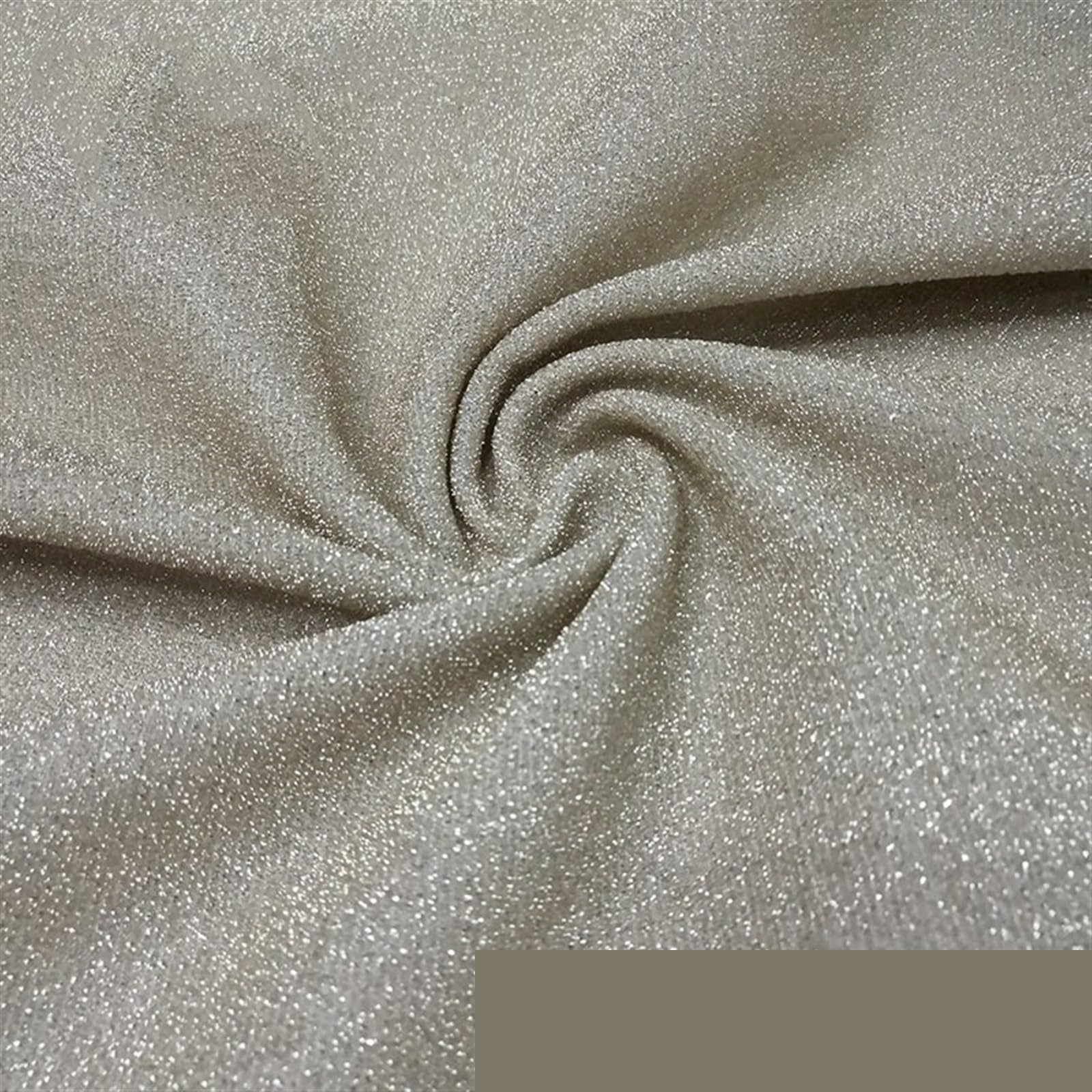 Tissu métallisé à paillettes brillant et scintillant pour loisirs créatifs