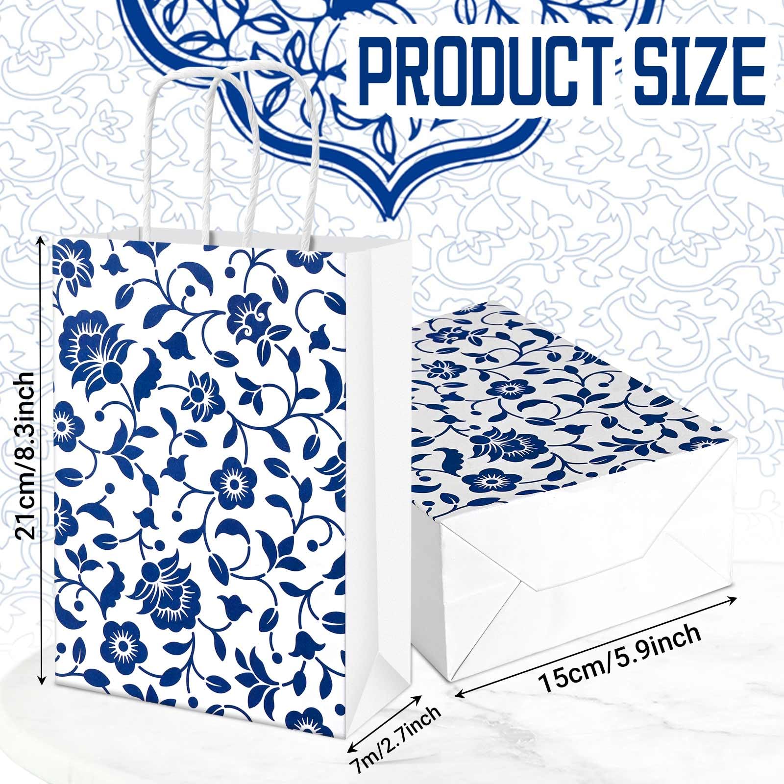 Dusty Blue Floral Party Favor Tag Template Baby Shower Party Favor Tag...