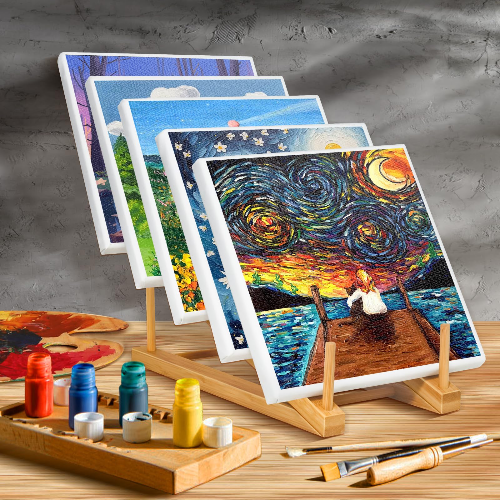 Snapklik.com : Small Art Drying Rack, Art Storage Rack, 5 Layers Paint ...