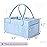Mr. Pen- Baby Diaper Caddy Organizer, Sky Bliss, Baby Caddy Organizer with Handle, Compact Size, Collapsible & Portable