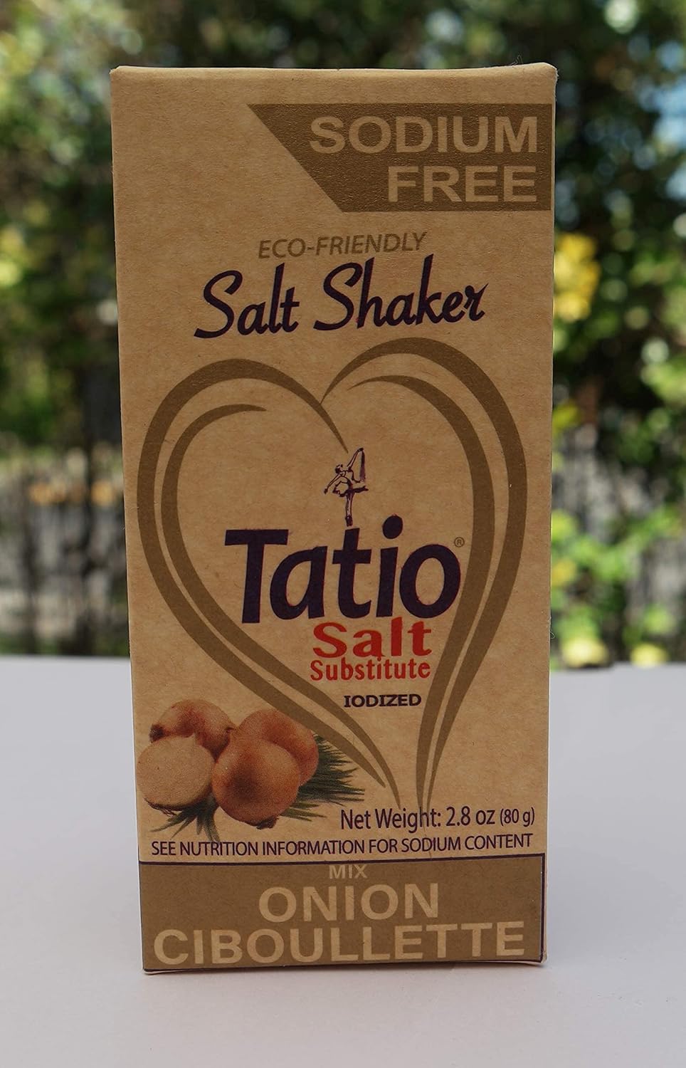 SALT SUBSTITUTE, SODIUM FREE, NATURAL FLAVOR, GARLIC AND ONION. : Grocery & Gourmet Food