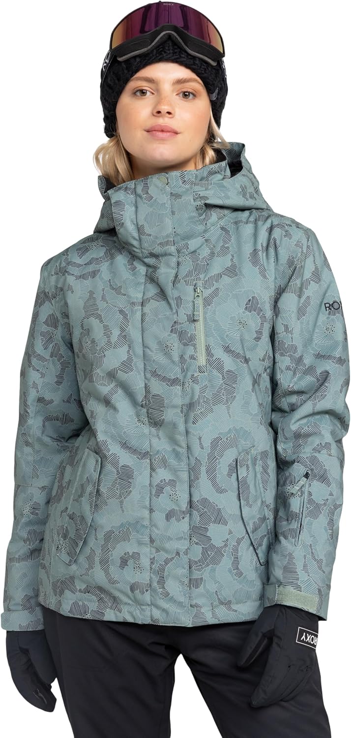 Roxy SNOW Junior's Jetty Printed Regular Fit Snow Jacket