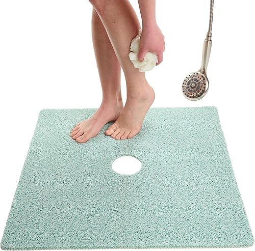 Miniatura 123 de Tapete de ducha antideslizante para bañera – Tapete de baño de lufa para baño – Tapete de baño de 40 x 16 – Tapete de baño antideslizante Gris,Aqua