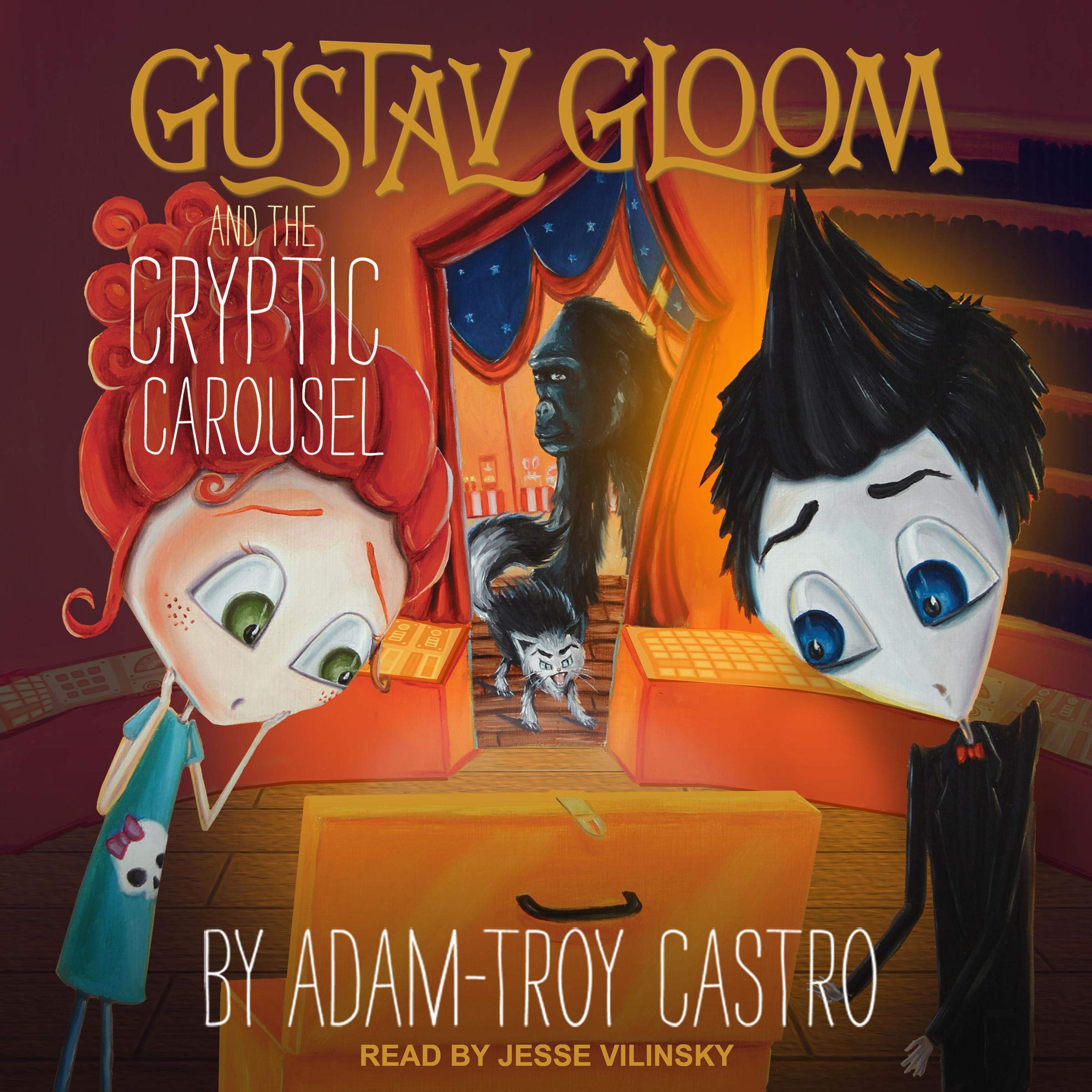 Cover art for Gustav Gloom and the Cryptic Carousel