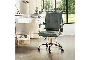 HULALA HOME Blush Pink Desk Chair: Comfort and Style in Your Workspace