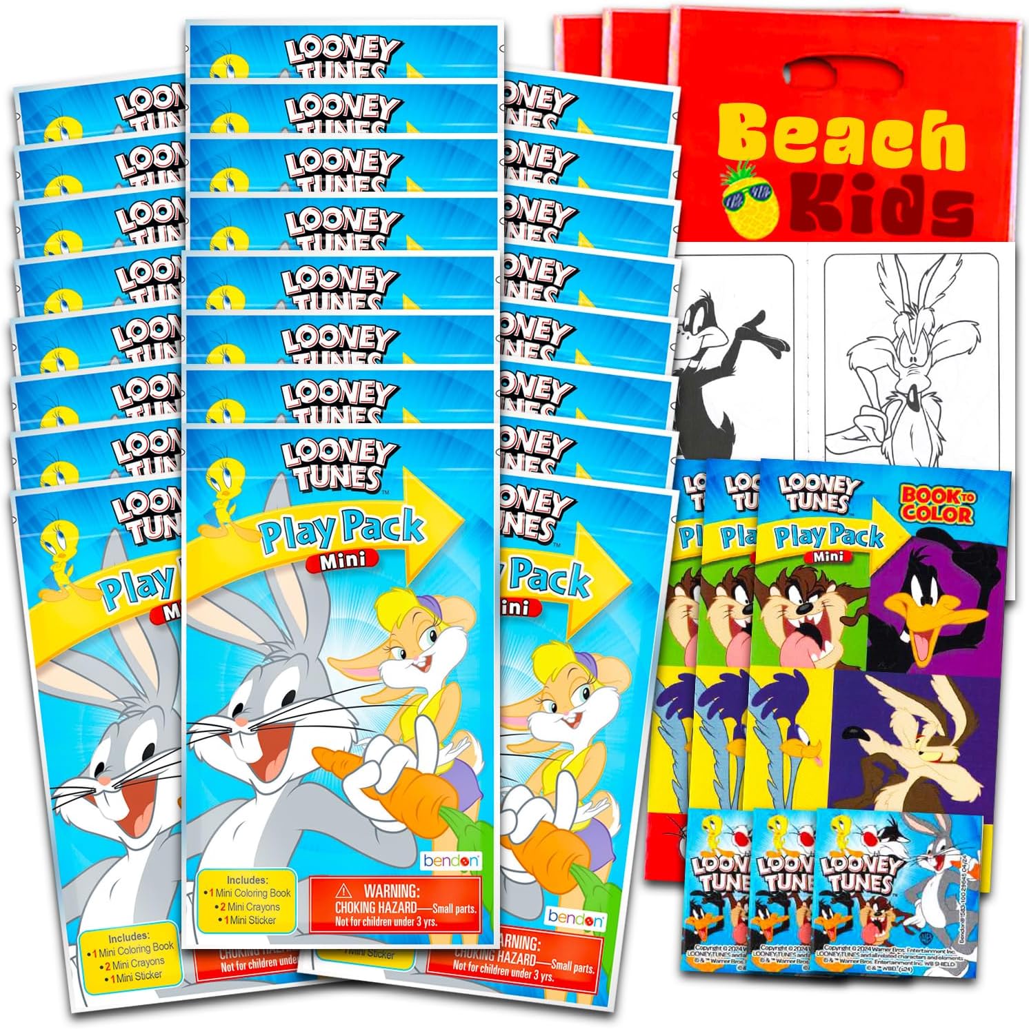 Looney Tunes Mini Party Favors Set for Kids Bundle With