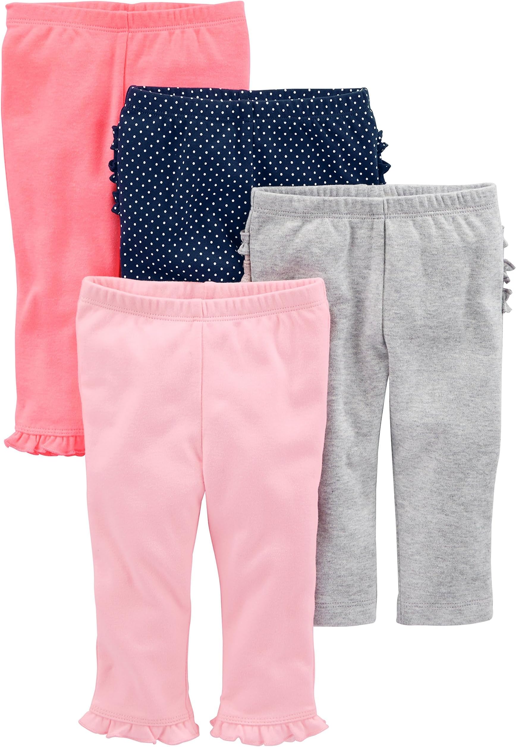 Baby Girls 4-Pack Pant Pants