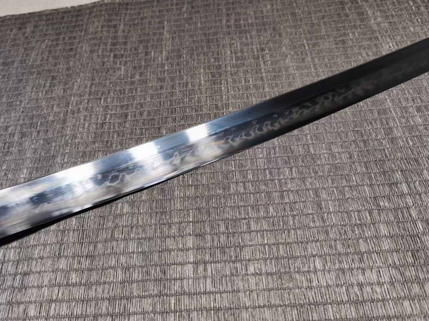 HERO SWORD Hand Forged Clay Tempered T10 Steel SAKA Choji Hamon Katana Wolf Sword Razor Sharp Japanese Samurai Sword