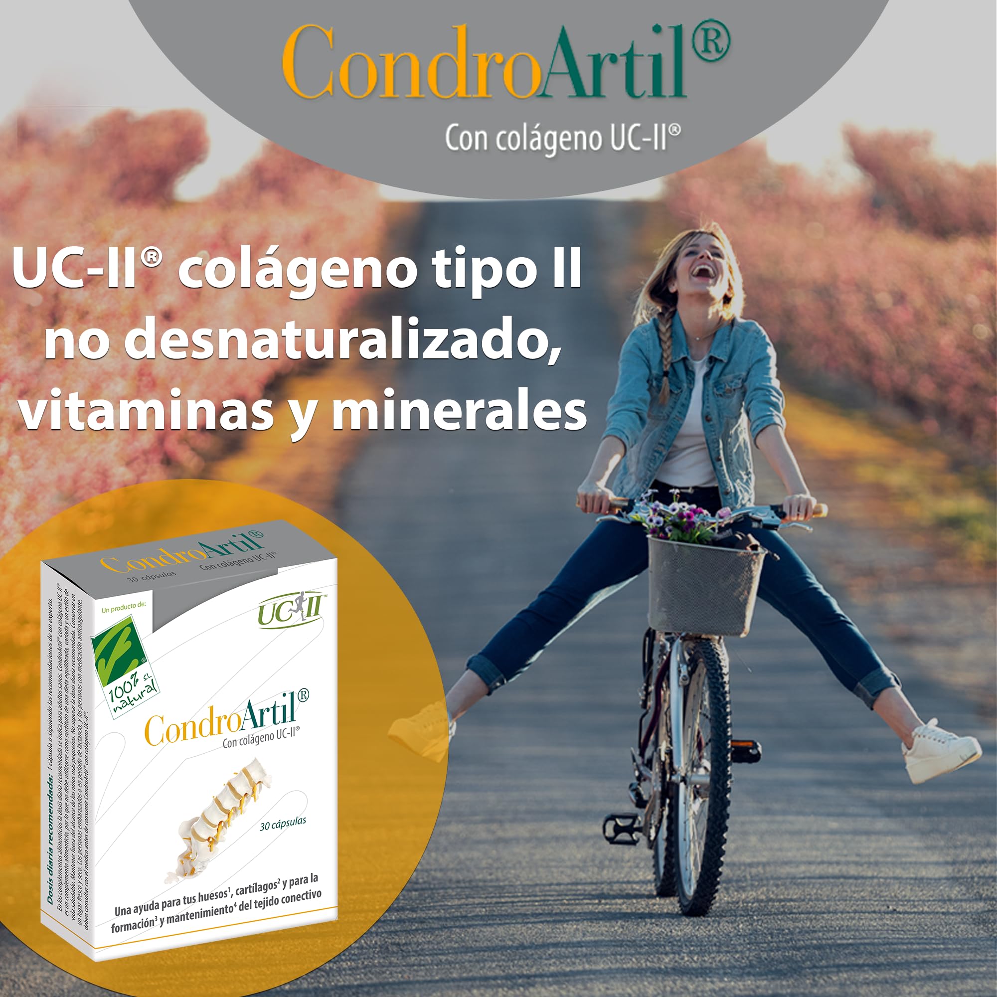 CondroArtil® - Colágeno Tipo 2 UC-II® No Desnaturalizado - 90 Cápsulas