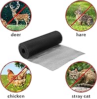 Vista 7 de Watayo Protectores de Tronco de Malla de Árbol de 20 Pies - Protector de Corteza de Árbol - Protector de Árbol de Red Flexible con 100 Piezas