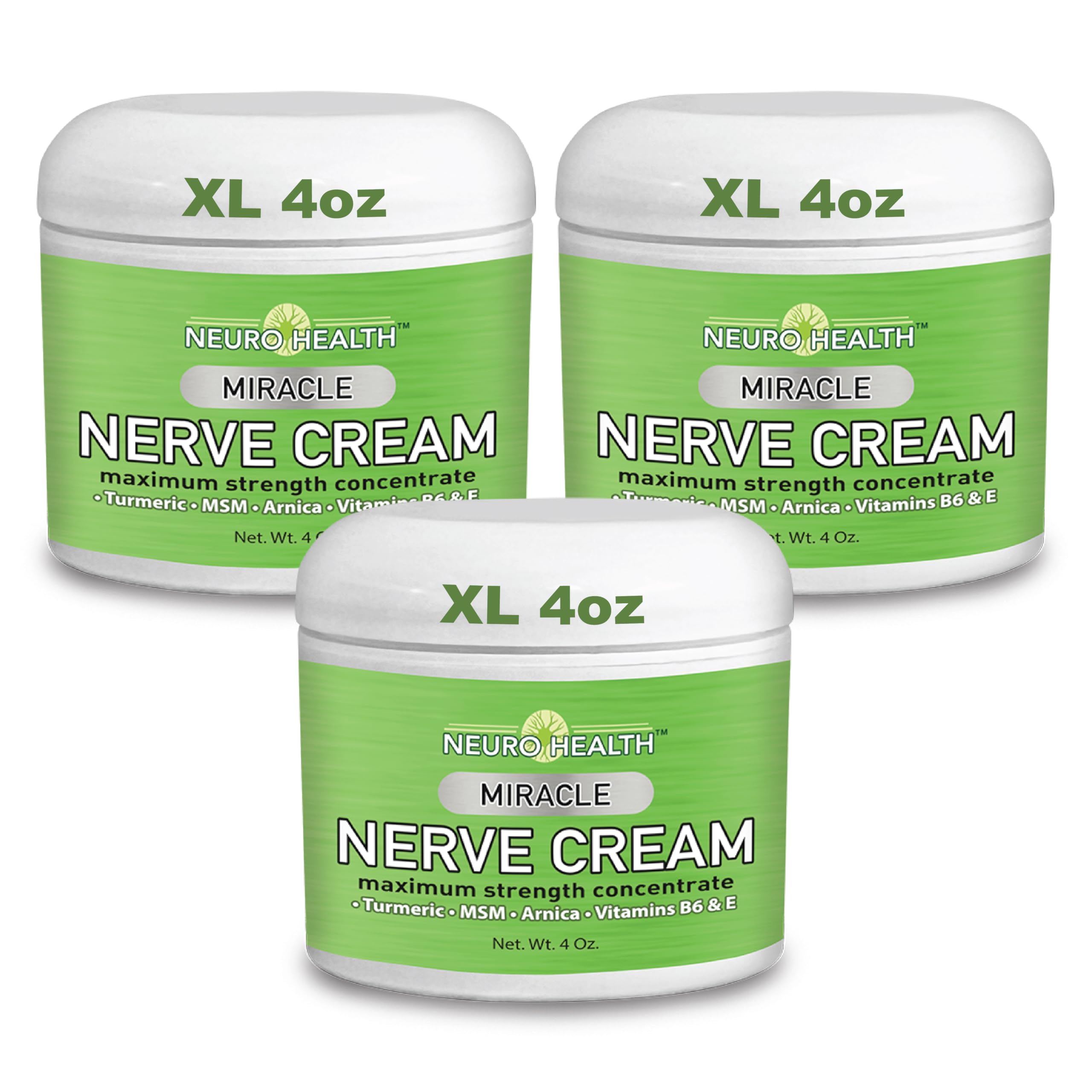 Neuro Health Miracle Nerve Cream - Maximum Strength - Turmeric and Arnica Blend for Nerve Discomfort Relief - Soothing Foot & Hand Formula with MSM, B6, E - Made in USA — Amazon image 9