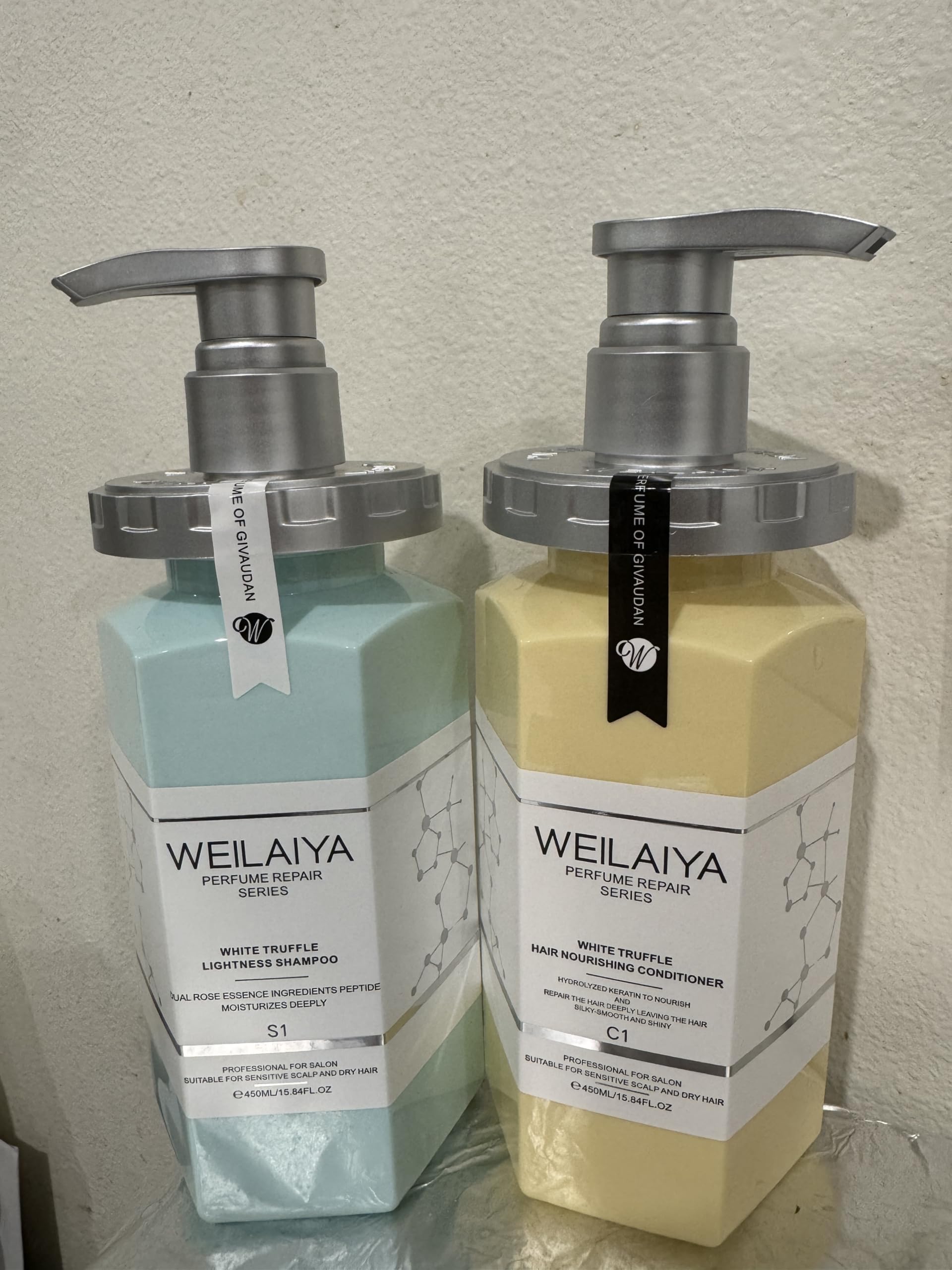 duavie HAIR SHAMPOO & TREATMENT 500mlセット Amazon.com : Weilaiya White Truffle Hair Repair Shampoo 450mL