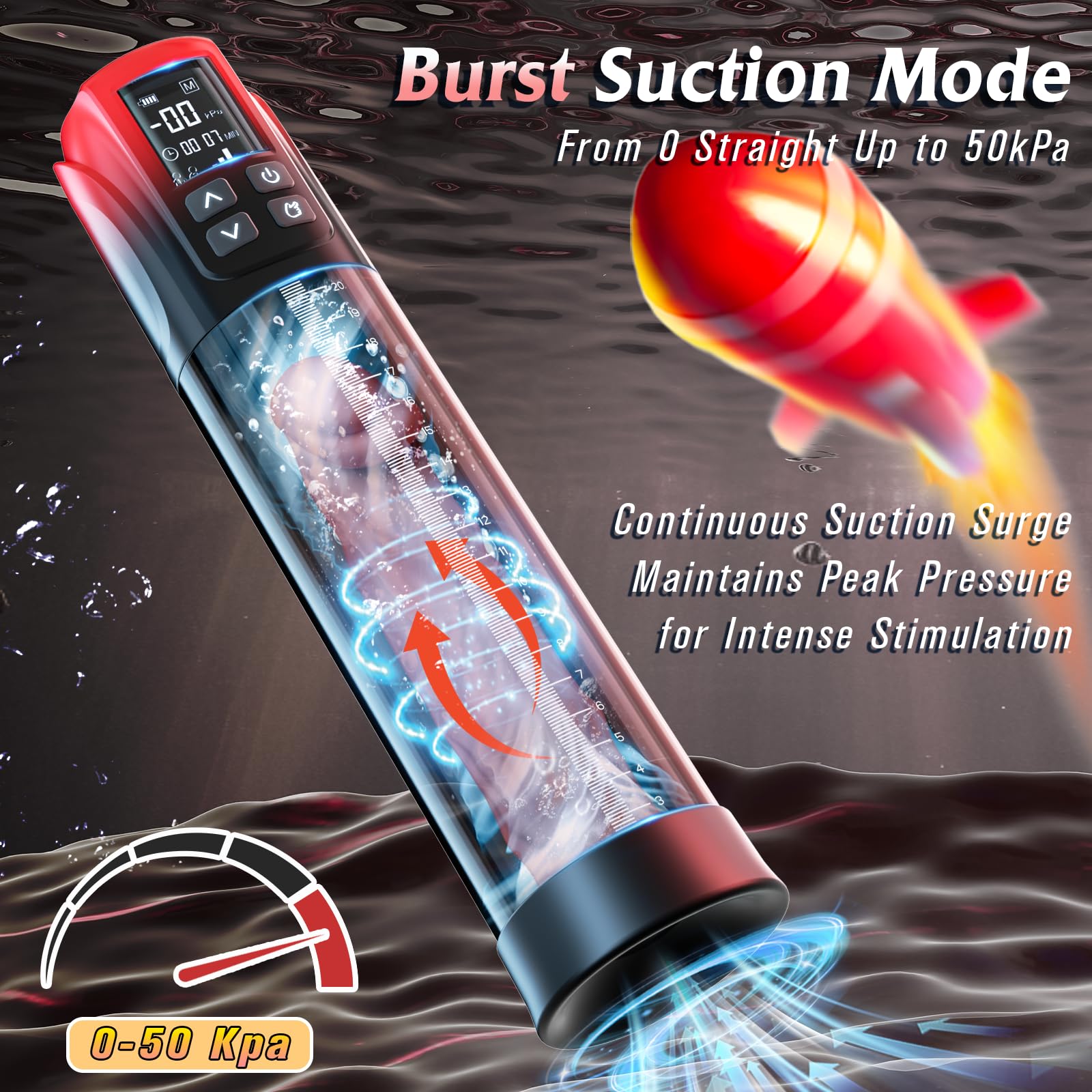 Pompes à Pénis Sex Toys Masturbateur Homme Sextoyse Sexmasturbâteur - Masturbeuse Masculin Sextoy Vagin Mains Libres avec Vaginette Ultra Réaliste, Pompe a Penis Masturbateurs Masculins Sextoys Objet